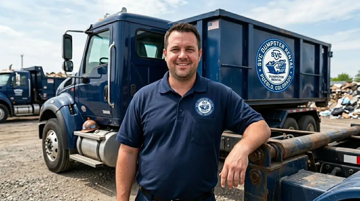 SVC Dumpster Rental Pueblo driver