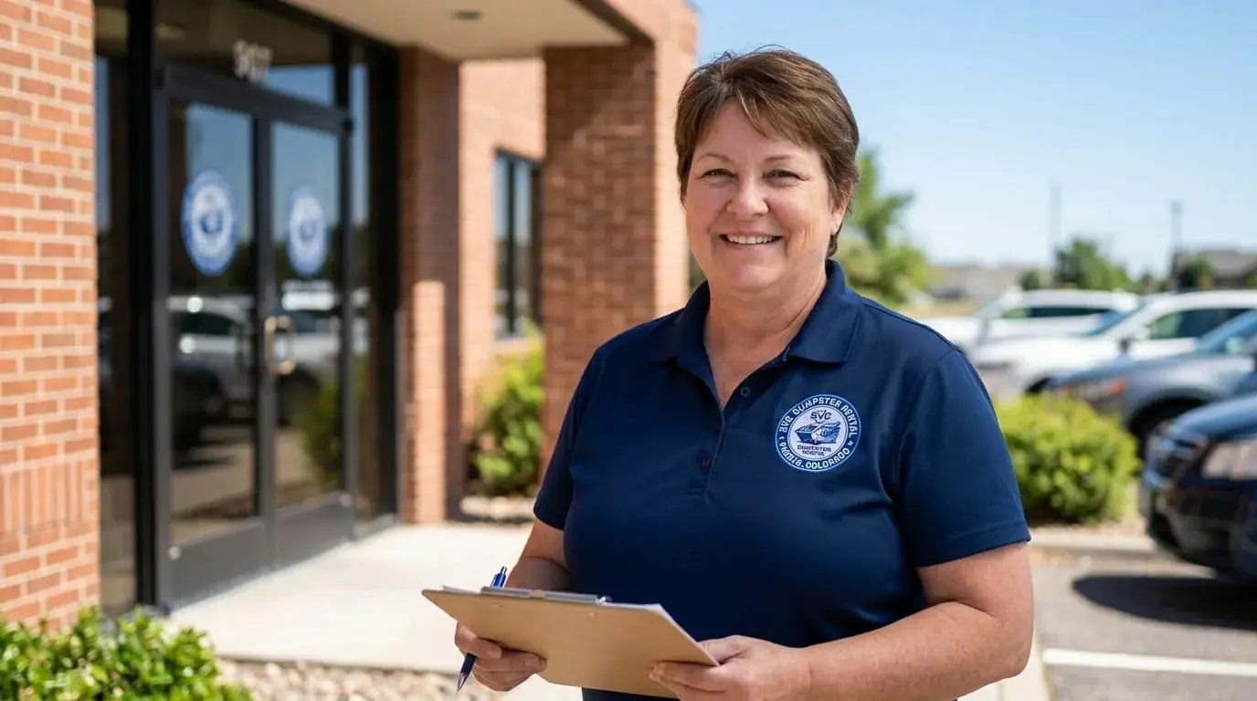 SVC Dumpster Rental Pueblo office team member